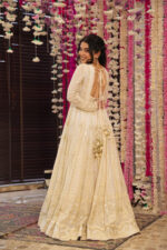 Regal Resham Rani Pink Kurta Set - Image 3