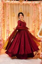 Royal Heritage Resham Cotton Anarkali