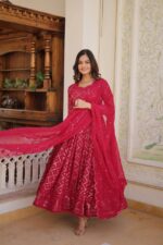 Royal Jamuni Georgette Anarkali Set - Image 2