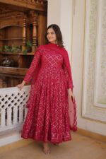 Royal Jamuni Georgette Anarkali Set - Image 5