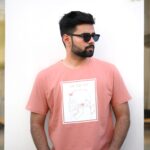 HA HA Salmon Pink T-shirt