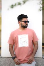 HA HA Salmon Pink T-shirt