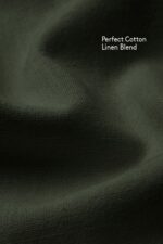 Solid Cotton Green Shirt - Image 4