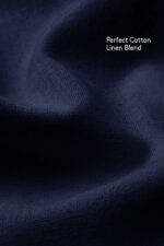 Solid Cotton Blue Shirt - Image 4